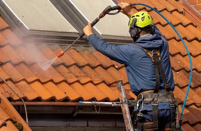 Démoussage et hydrofuge de toiture à Prétot-Vicquemare